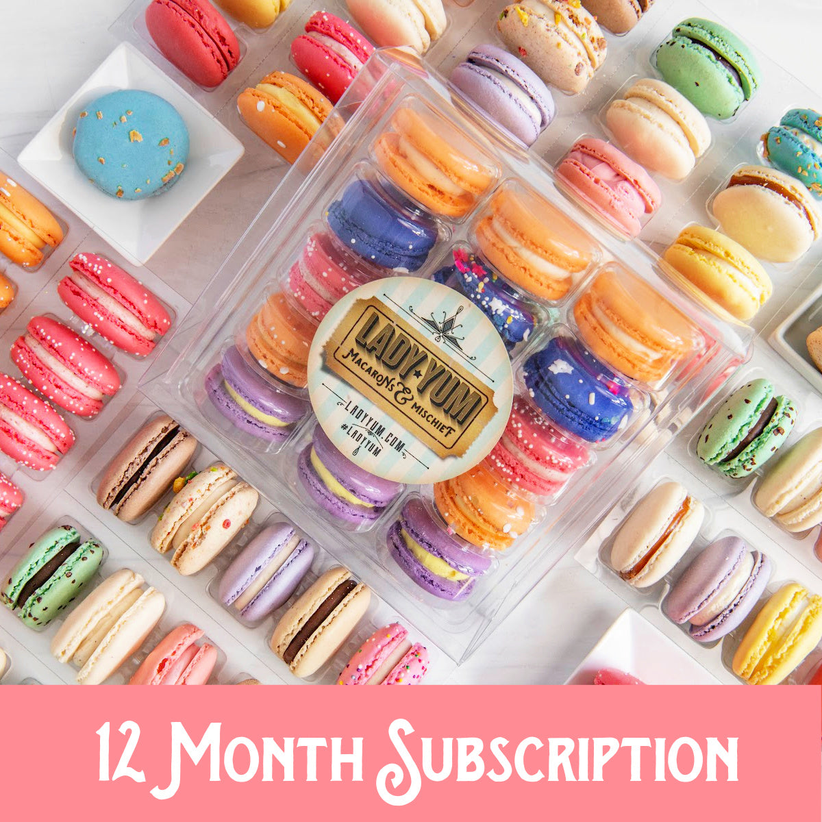12-Month Macaron Subscription | Lady Yum | Macarons and Mischief
