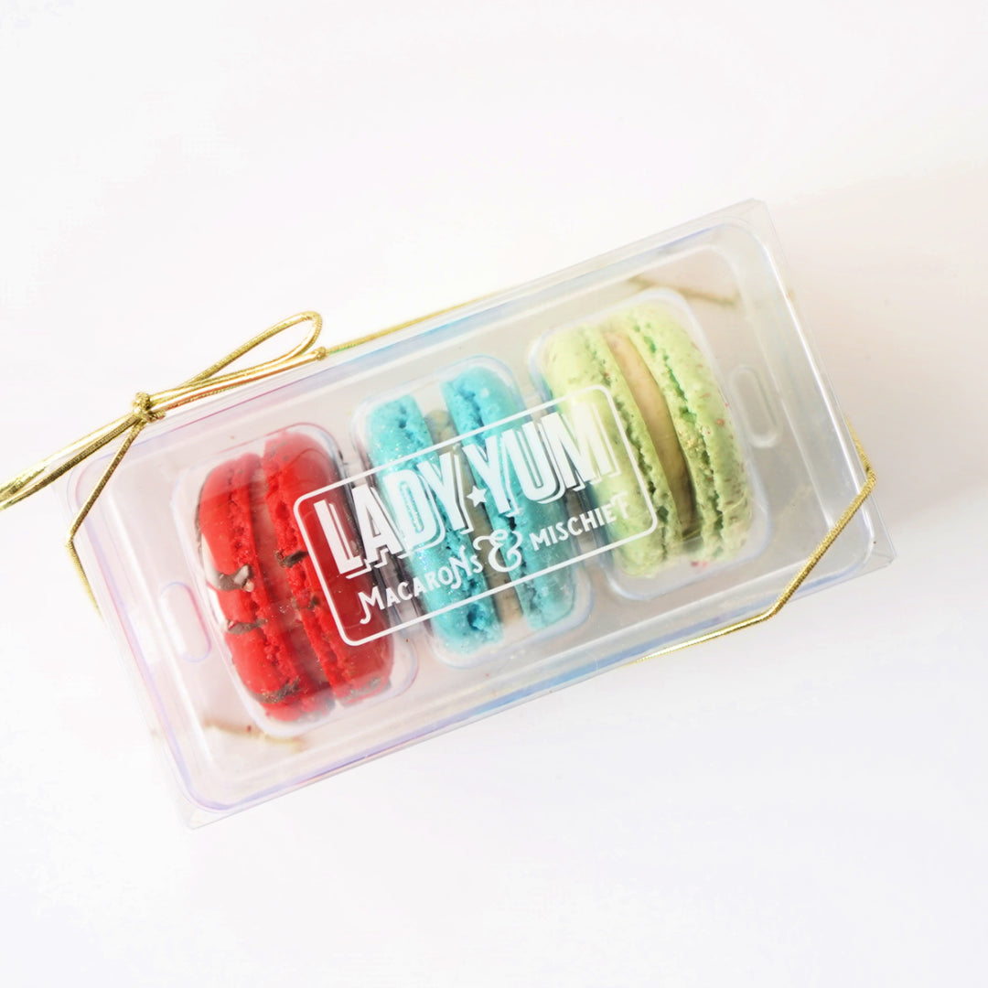 Holiday 3 Piece Macaron Gift