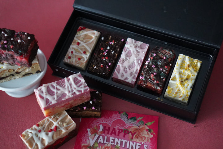 Valentine's Day Gift Box - 5 Gluten Free Brownies & Bars - For Pickup Only